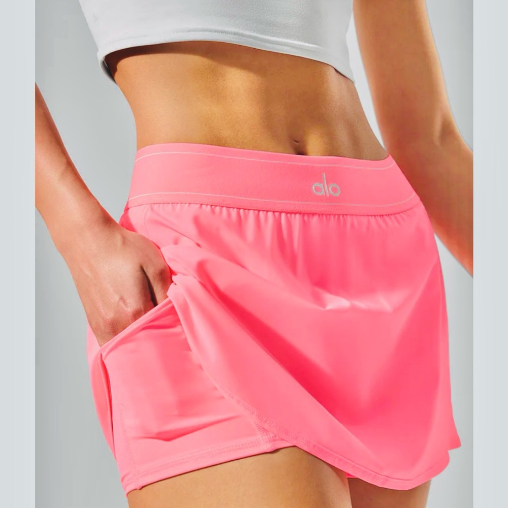 ALO Yoga Bright Pink Skort✨Neon Bubblegum